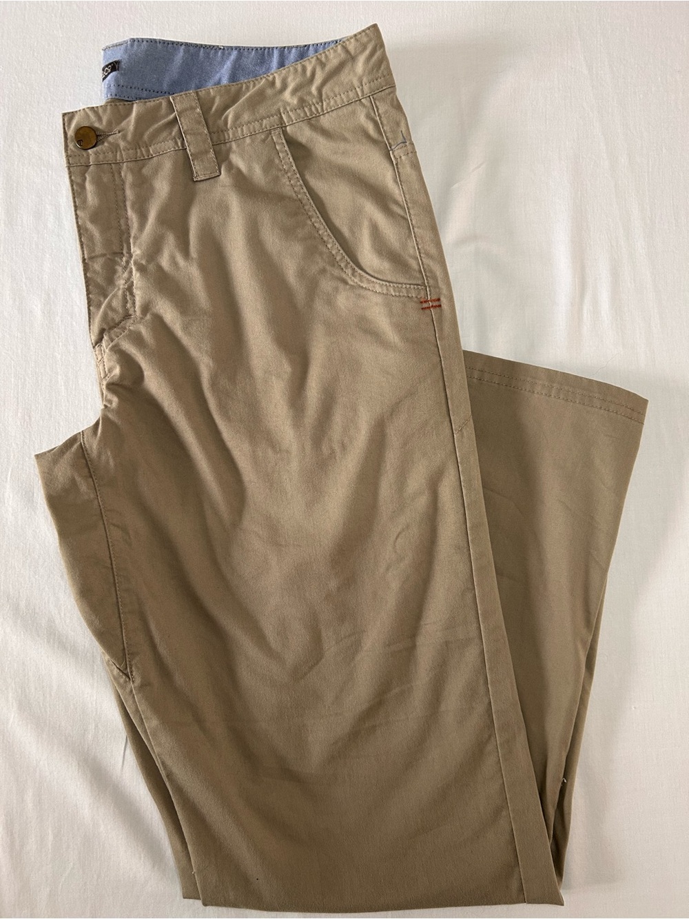 Toad & Co Pants Mens 36 Khaki Outdoor Hiking Stretch Casual